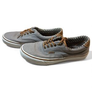 Vans Gray Canvas Skate Shoes – Men’s 9 / Women’s 10.5